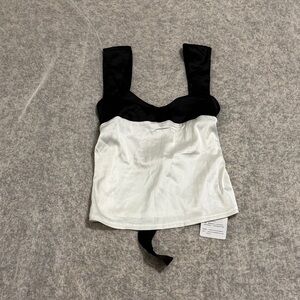 Fashion Brand Company Black and White Dress